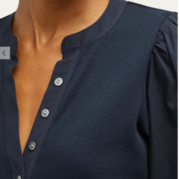 Veronica Beard Coralee Navy Top Size Small - Picture 5 of 6